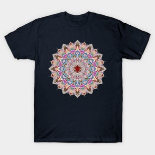 Vintage Mandala White T-Shirt